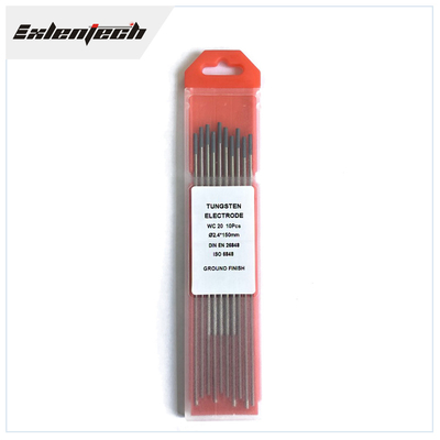 الکترود تنگستن جوشی خاکستری WC20 TIG 2% Ce 3/32 &quot;X 7&quot; 10Pcs